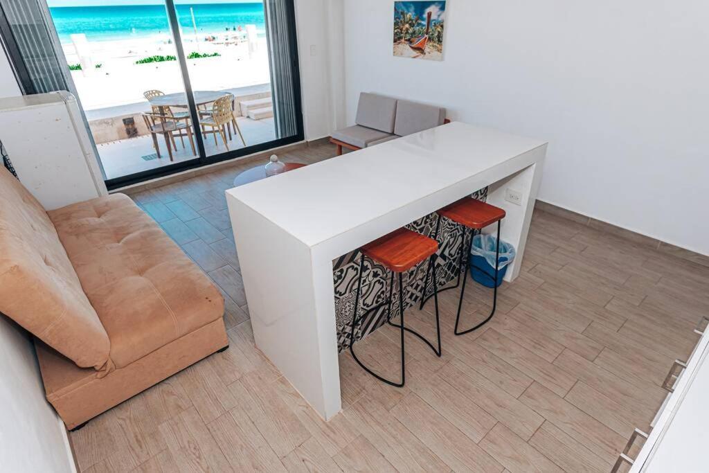 Villas Marlin 108, A Pie De Playa, Albercas, Jacuzi, Ubicacion Inmejorable Cancun Luaran gambar
