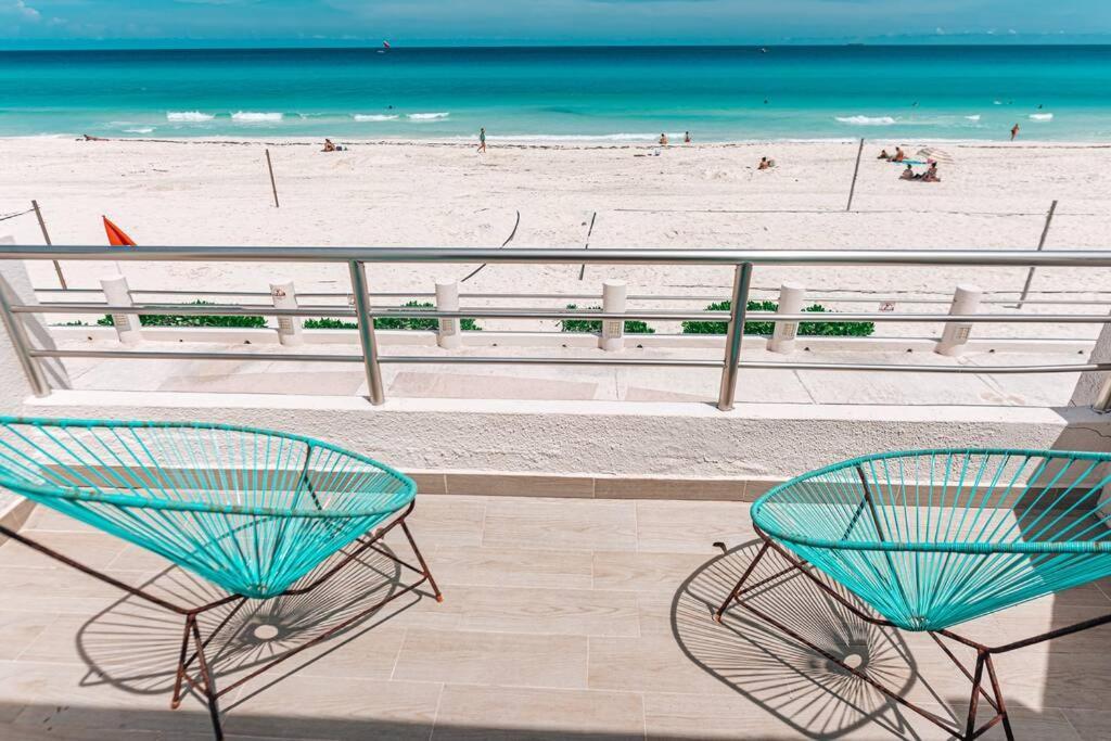 Villas Marlin 108, A Pie De Playa, Albercas, Jacuzi, Ubicacion Inmejorable Cancun Luaran gambar