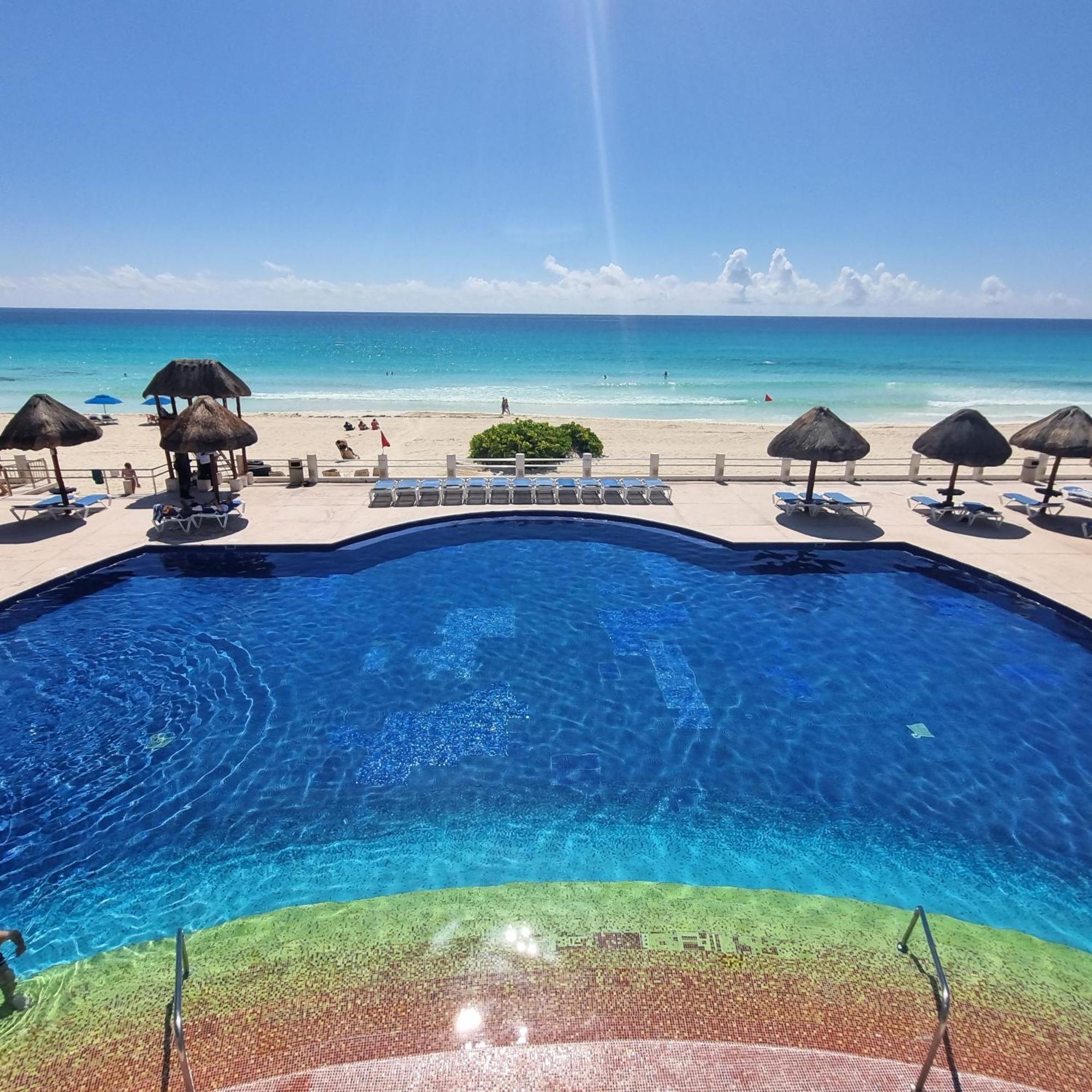 Villas Marlin 108, A Pie De Playa, Albercas, Jacuzi, Ubicacion Inmejorable Cancun Luaran gambar